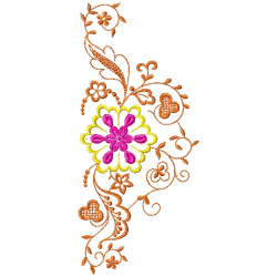 Flowers And Tree Embroidery Design 12 Flowers And Tree Embroidery Design 12